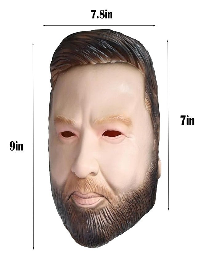 gonymask Halloween Latex Head Mask James David Vance Novelty American Vice President Mask Cosplay Masquerade Costume Accessories - Image 4